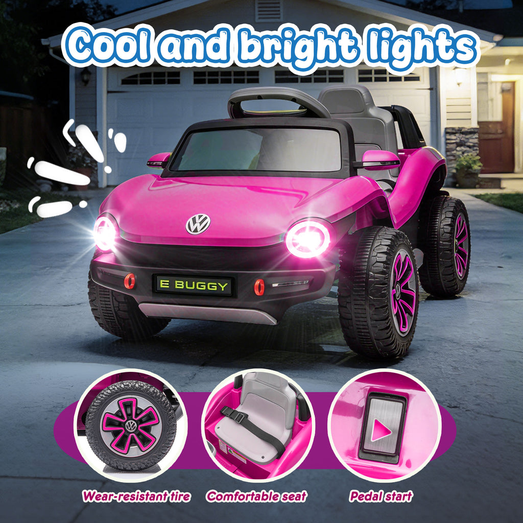 12V Licensed Beetle Kids Ride On Electric Car