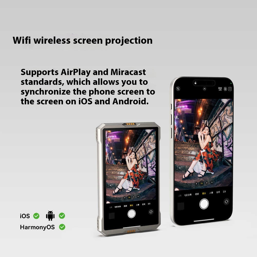 wireless magnetic rear selfie screen