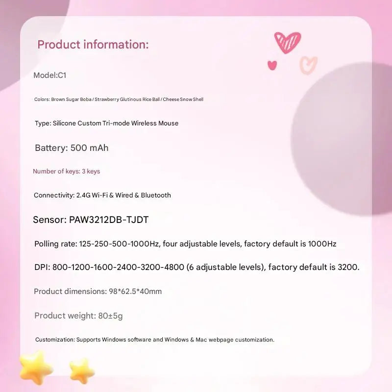 YUNZII C1 Bluetooth mouse