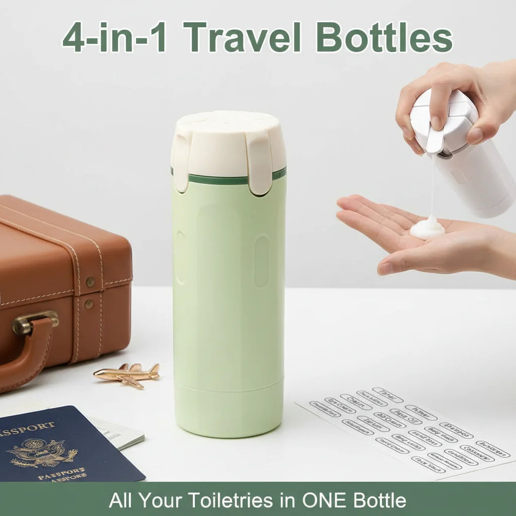 TravelFlow™ 4-in-1 Dispenser