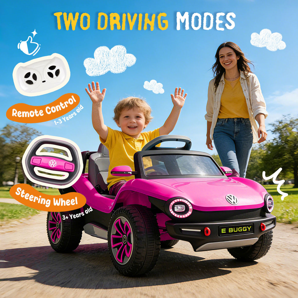 12V Licensed Beetle Kids Ride On Electric Car
