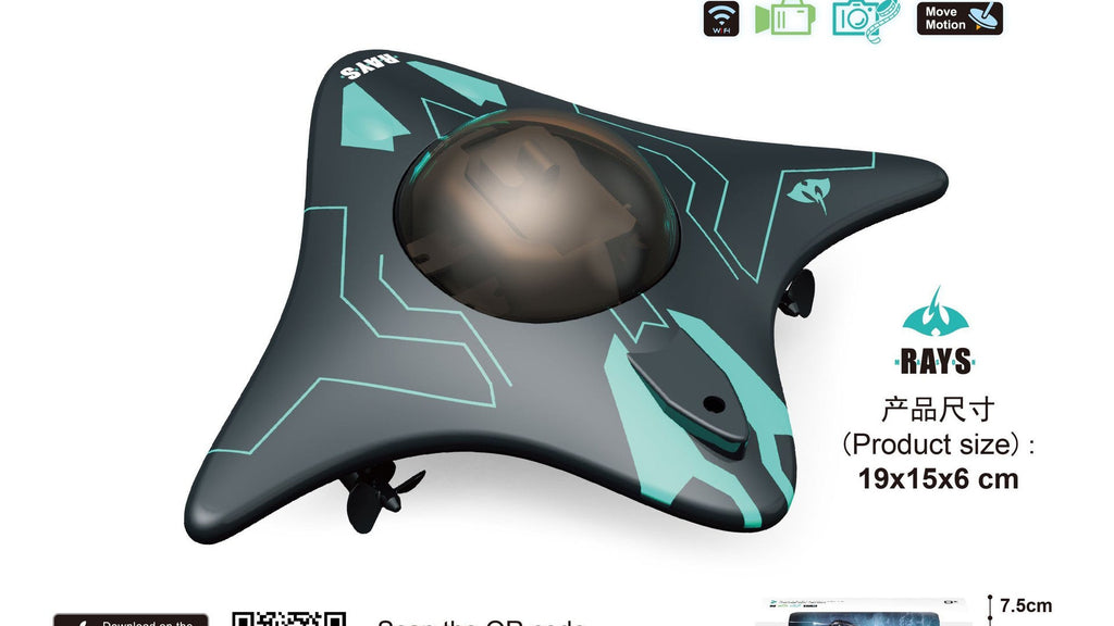 underwater camera with remote control